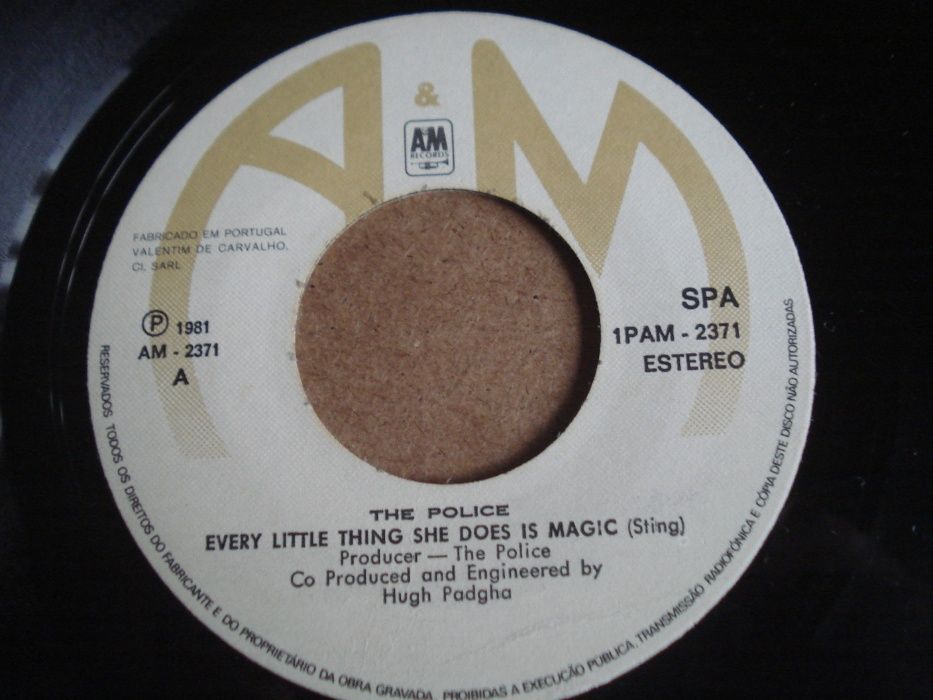 Raro Vinil Single The Police – Every Little Thing She Does Is Magic