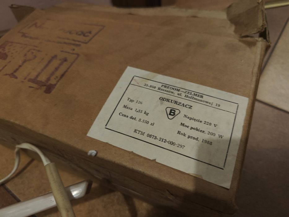Odkurzacz Predom Zelmer, PRL.