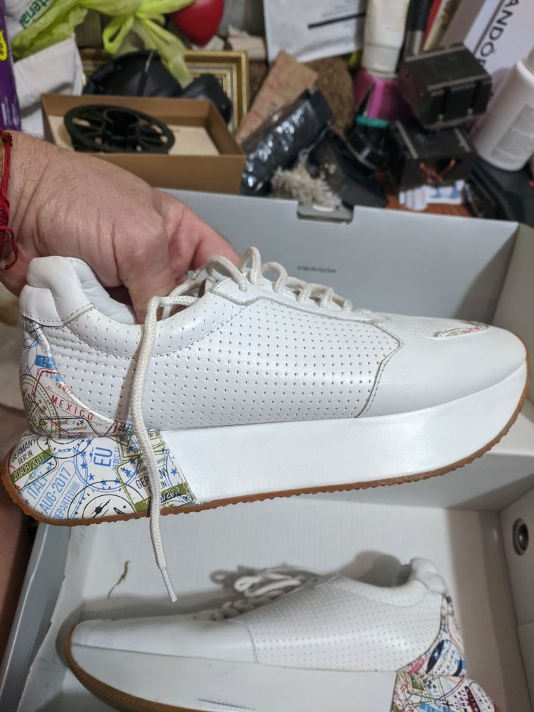 Кросовки ,, respect,, кожа натуральная р,38 ,,puma,,