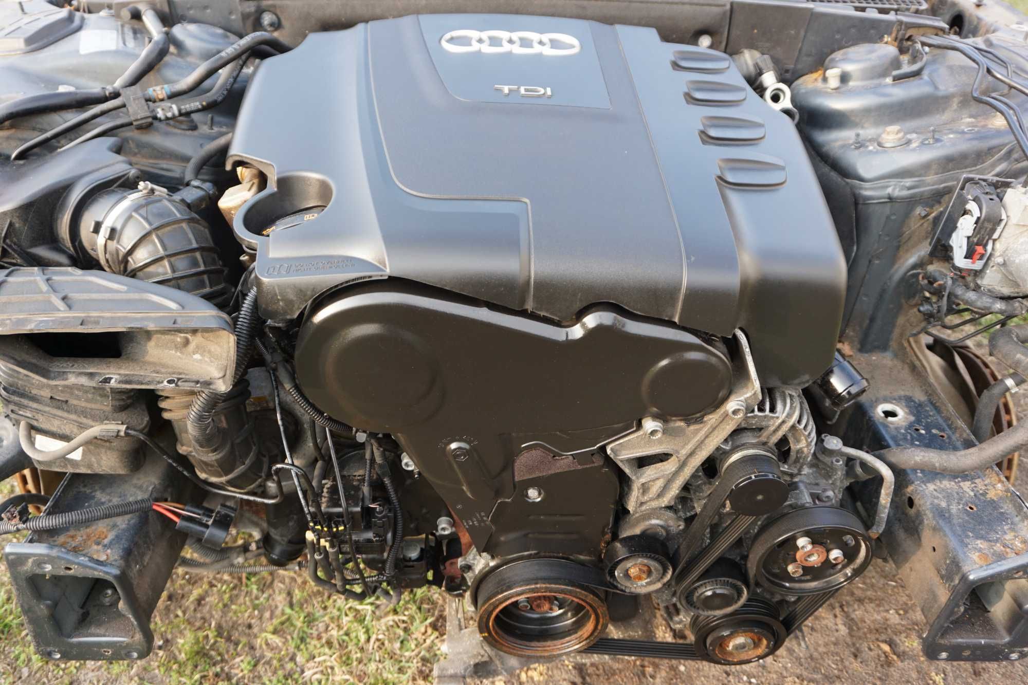 Audi a5 8T 8T3 2.0 Tdi kompletny silnik osprzęt wtryski turbina CAHA *