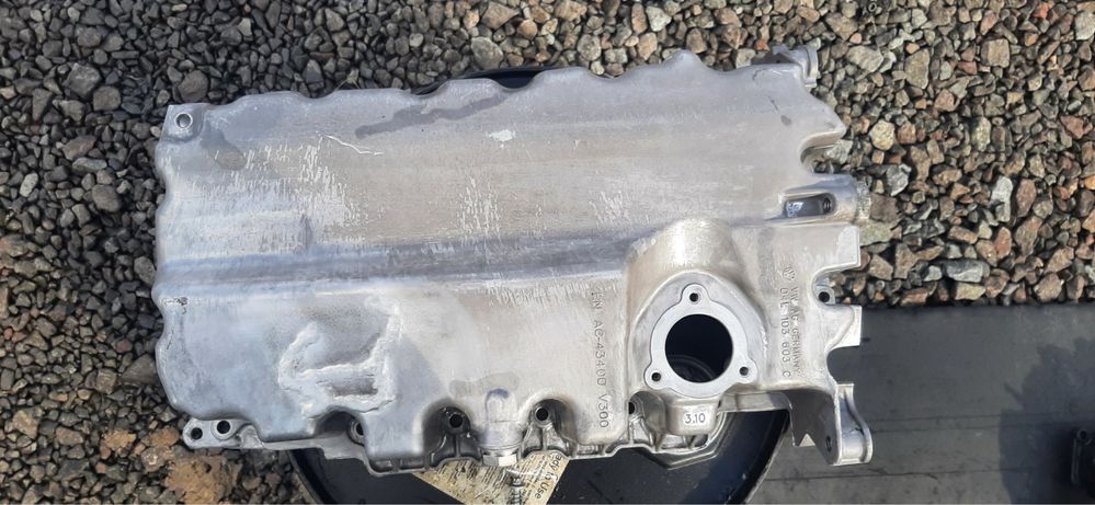 Оригинальний піддон картера масляний бу паяний vw vag groupe 2.0 TDI