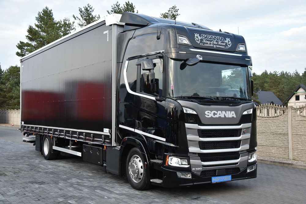 Scania R320 / FIRANA 9,0M / NAVI / SOLARY / KLIMA POSTOJOWA / CAŁA NA PODUSZKACH / WINDA BAR / ZABUDOWA REDOS / 22 PALETY / AUTOMAT / SALON POLSKA / SERWIS ASO SCANIA / STAN IDEALNY !!