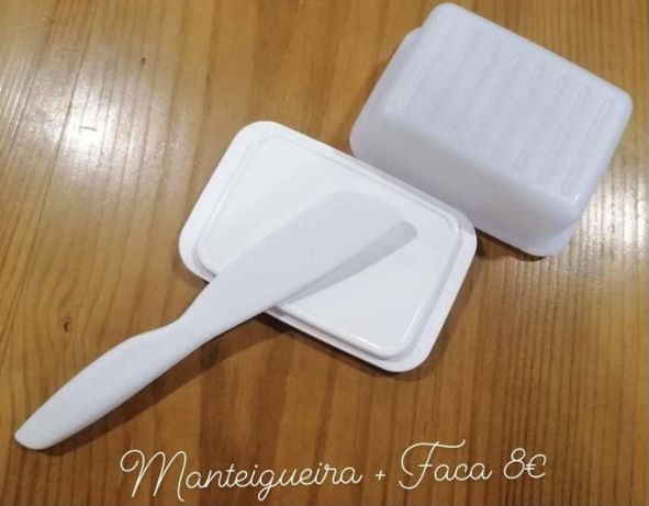 Manteigueira + Faca Tupperware