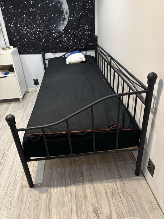 Łóżko metalowa rama 90x200