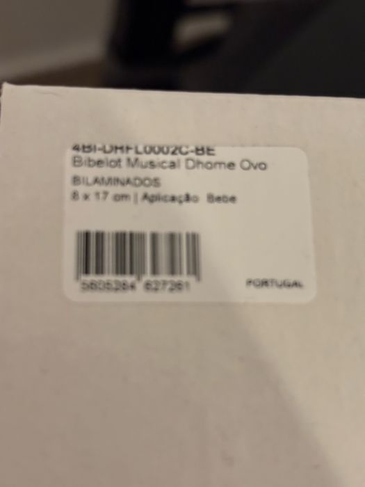 Bibelot Musical  Dhome Ovo Bilaminados Portugal