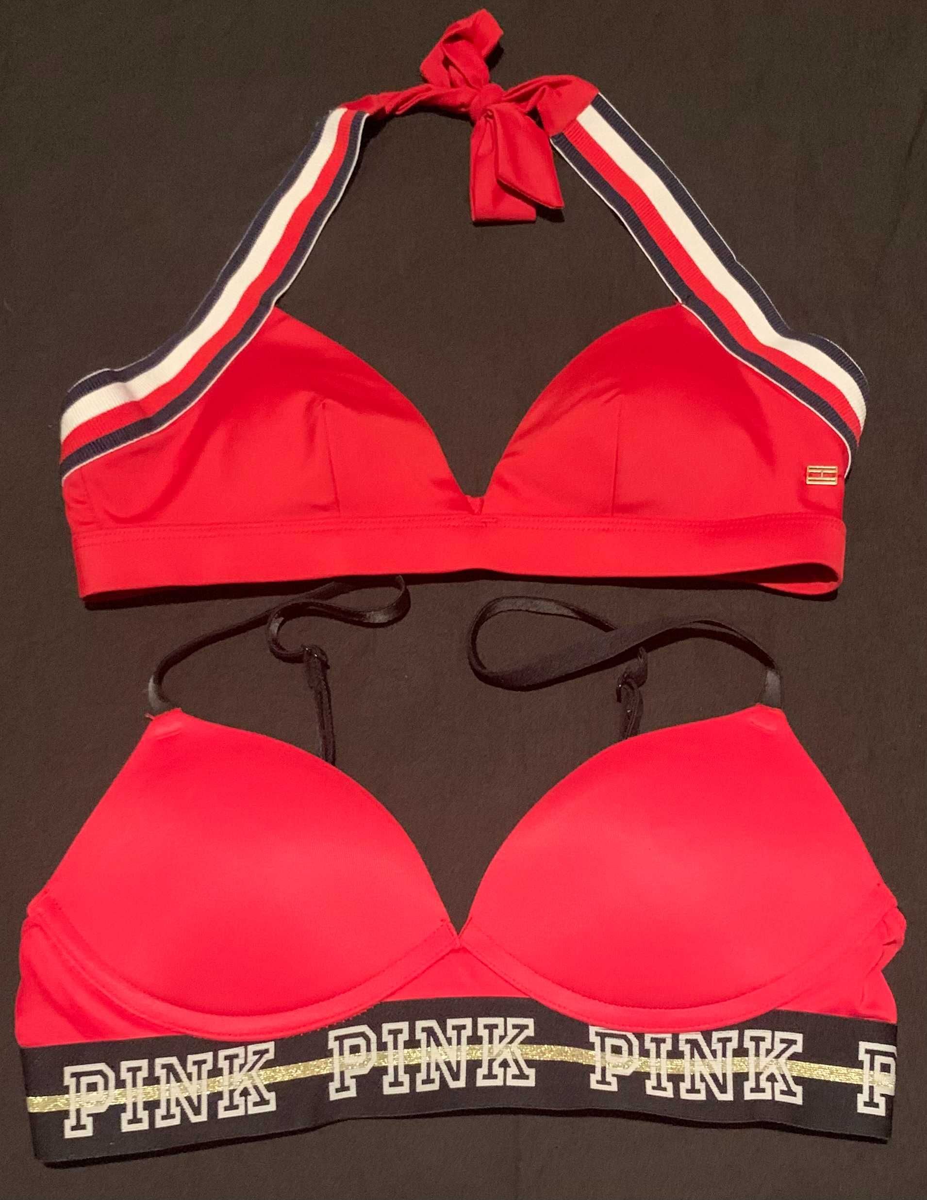 Элит бренд Victoria Secret/Тommy Hilfiger Бюстгальтер Купальник 32А/70
