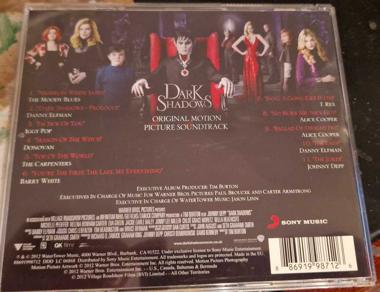 Dark Shadows Soundtrack (Mroczne Cienie) (CD)