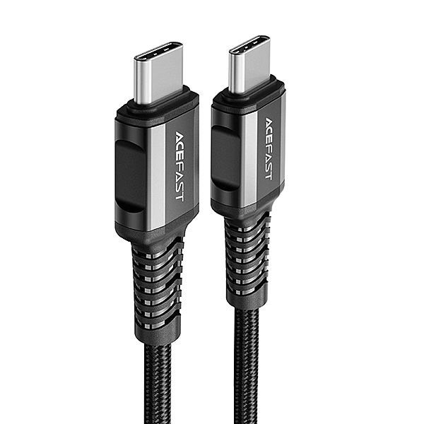 Kabel Acefast C1-03 Usb-c - Usb-c Pd Qc 60w 3a 480Mb/s 1,2m - czarny