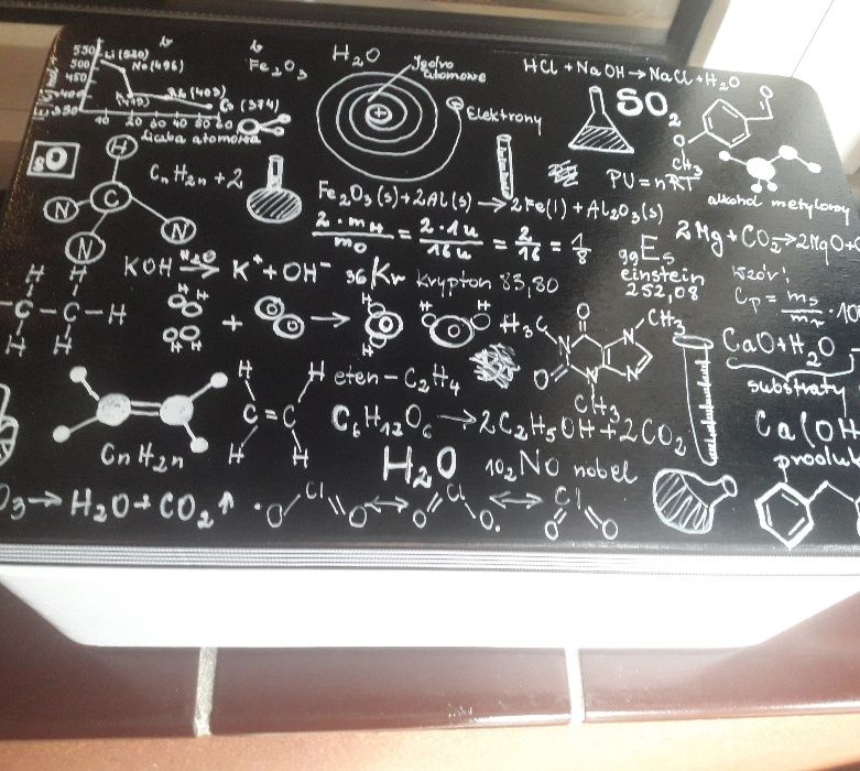 Skrzynka dla Dziecka Chemika Prezent Dzień Nauczyciela Dziecka Urodzin