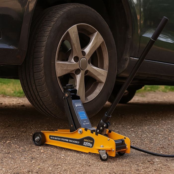 Podnośnik Samochodowy Hydrauliczny Lewarek Żaba Do Kół 2,5t okazja fv