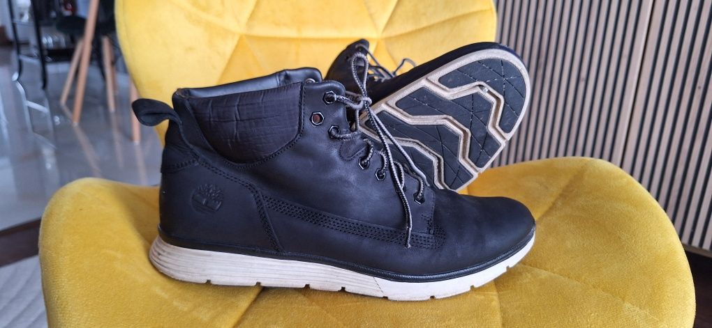 Buty zimowe jesienne Timberland 42 26,5cm skóra naturalna czarne b.d s
