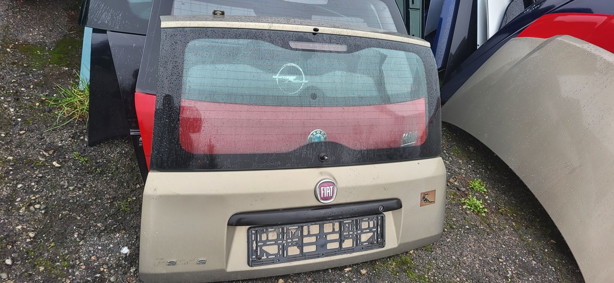 Fiat Panda 2 Kompletne Drzwi Przód  Maska Tył Zderzak