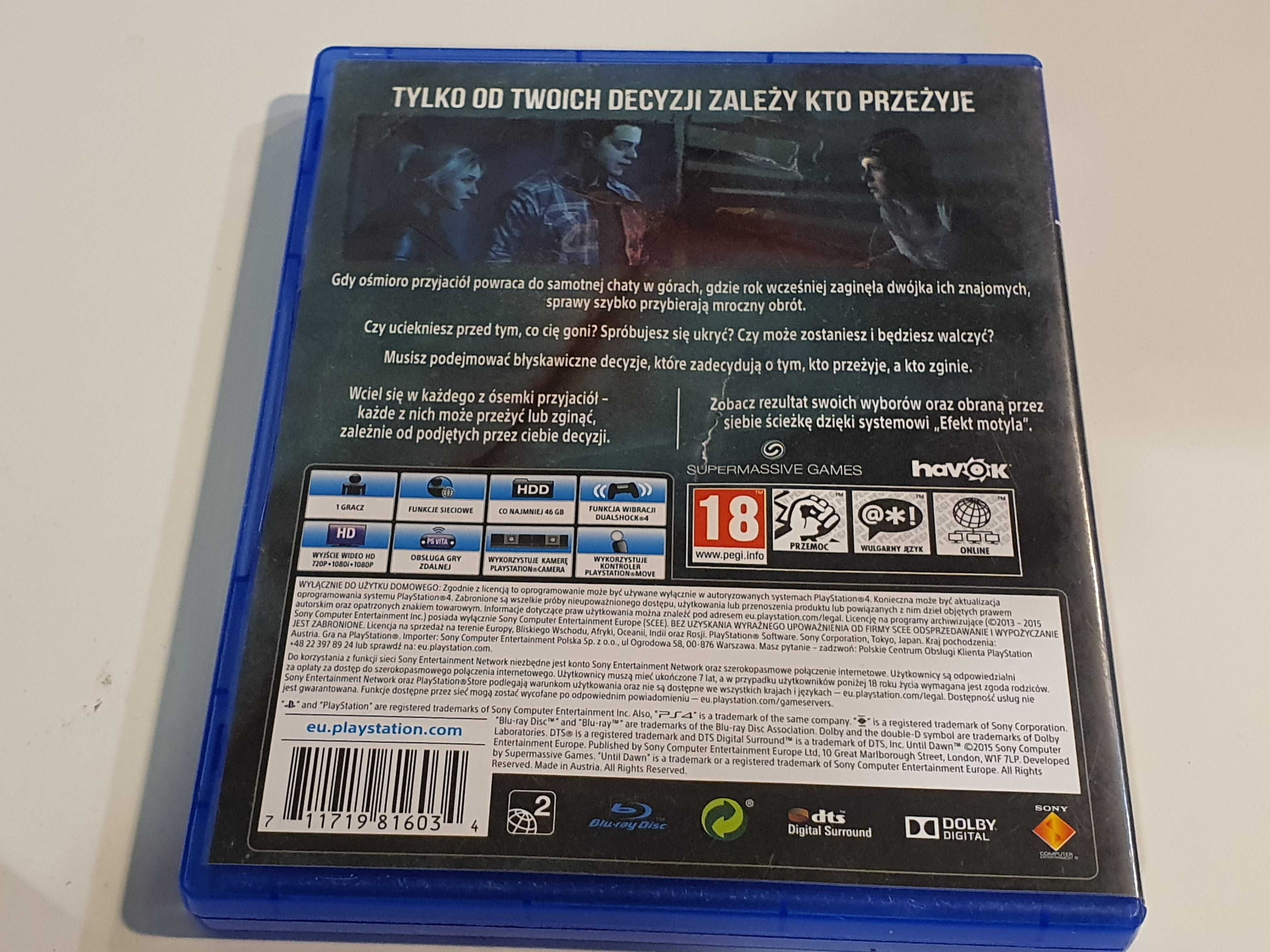 Until Dawn PS4 / PS5 Sklep Zamiana