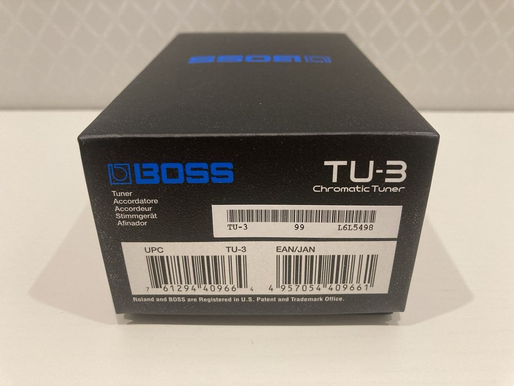 Boss TU-3 Chromatic Tuner хроматический тюнер для гитара бас