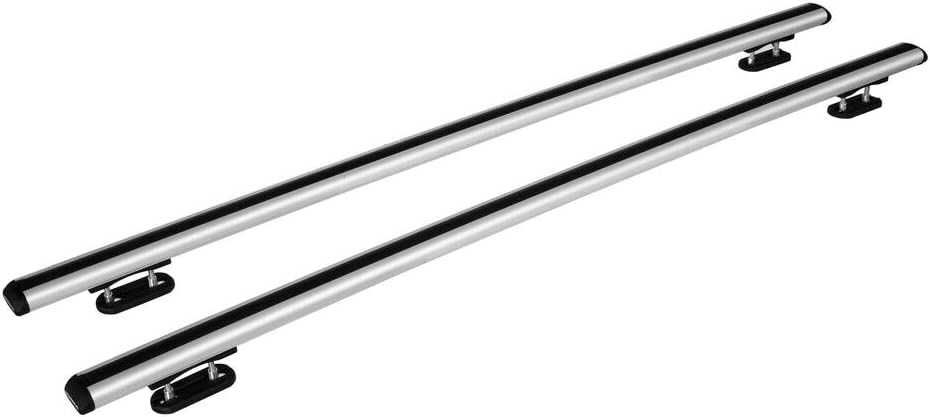 ARTIGO NOVO- Par de barras de teto de alumínio universais para carro
