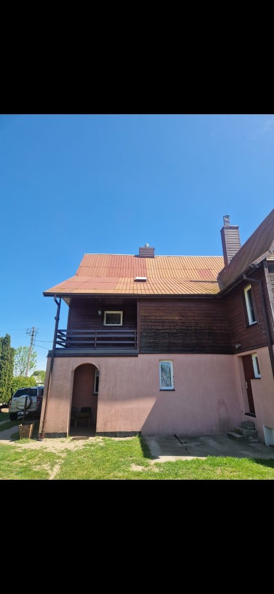 Malowanie dachów., Mycie elewacji, Mycie kostki.