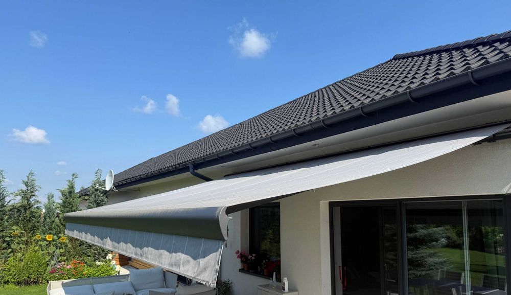 Duża Markiza zewnętrzna Selt Dakar z 5,9x3,6 szara