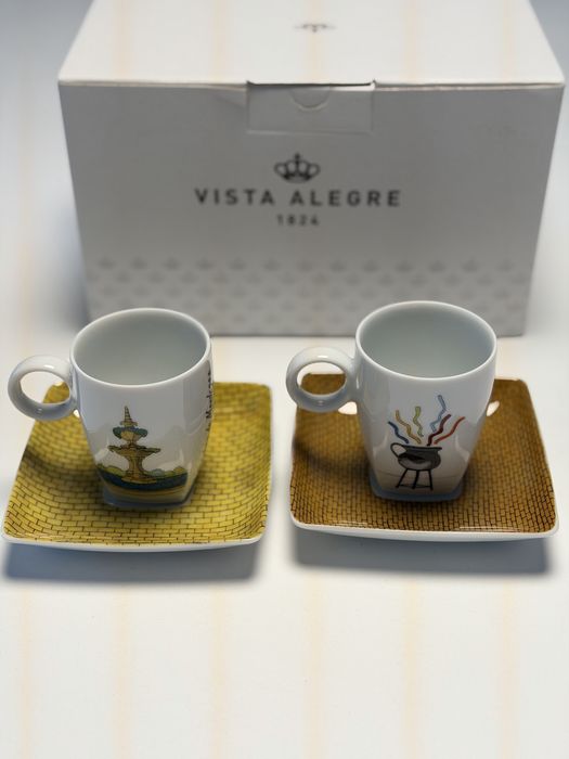 Duas chávemas cafe Vista Alegre novas coleção Alma de Coimbra