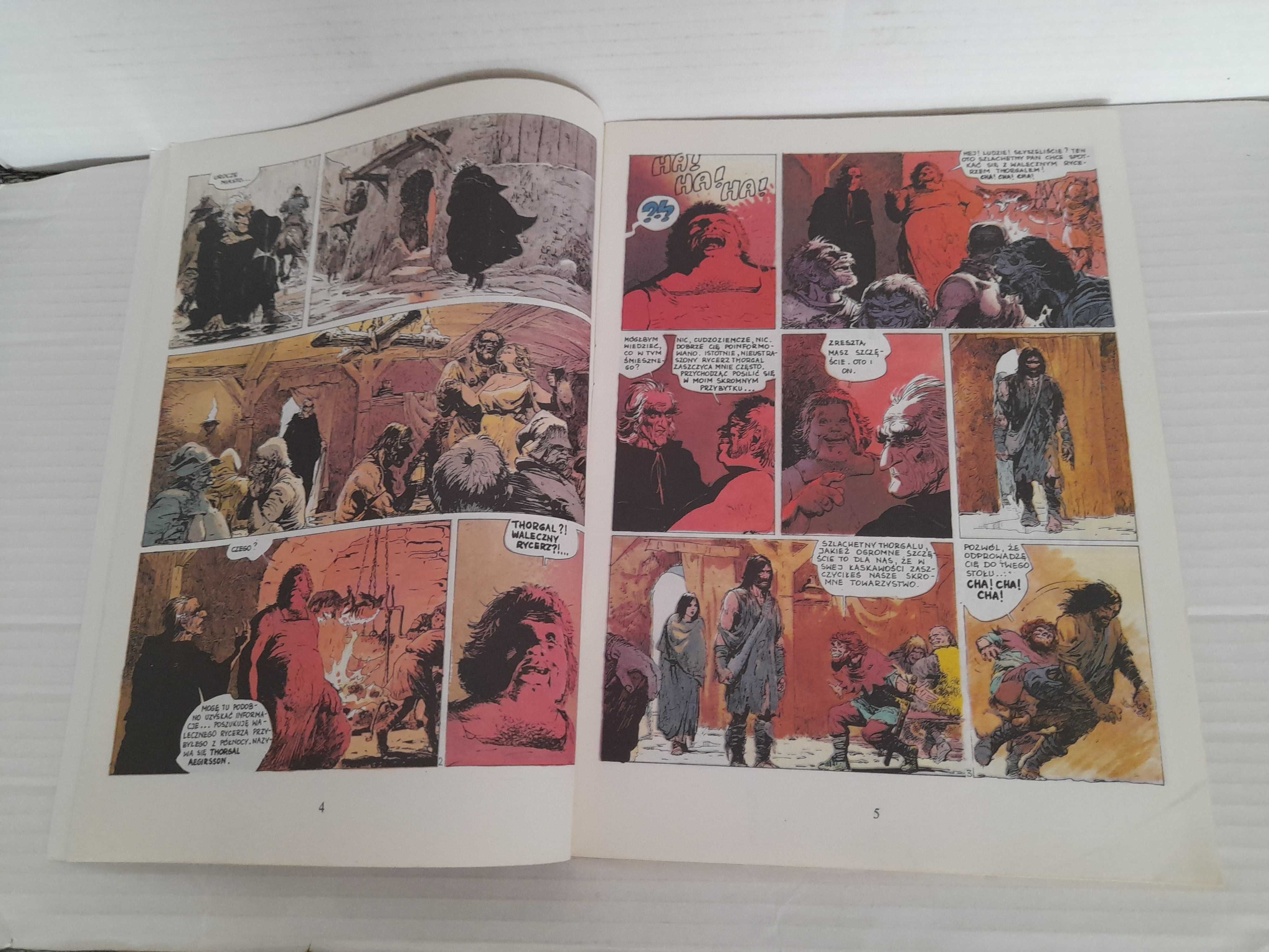 Komiks THORGAL PONAD KRAINĄ CIENI ORBITA 1990 wyd. 1 Rosiński Stan BDB
