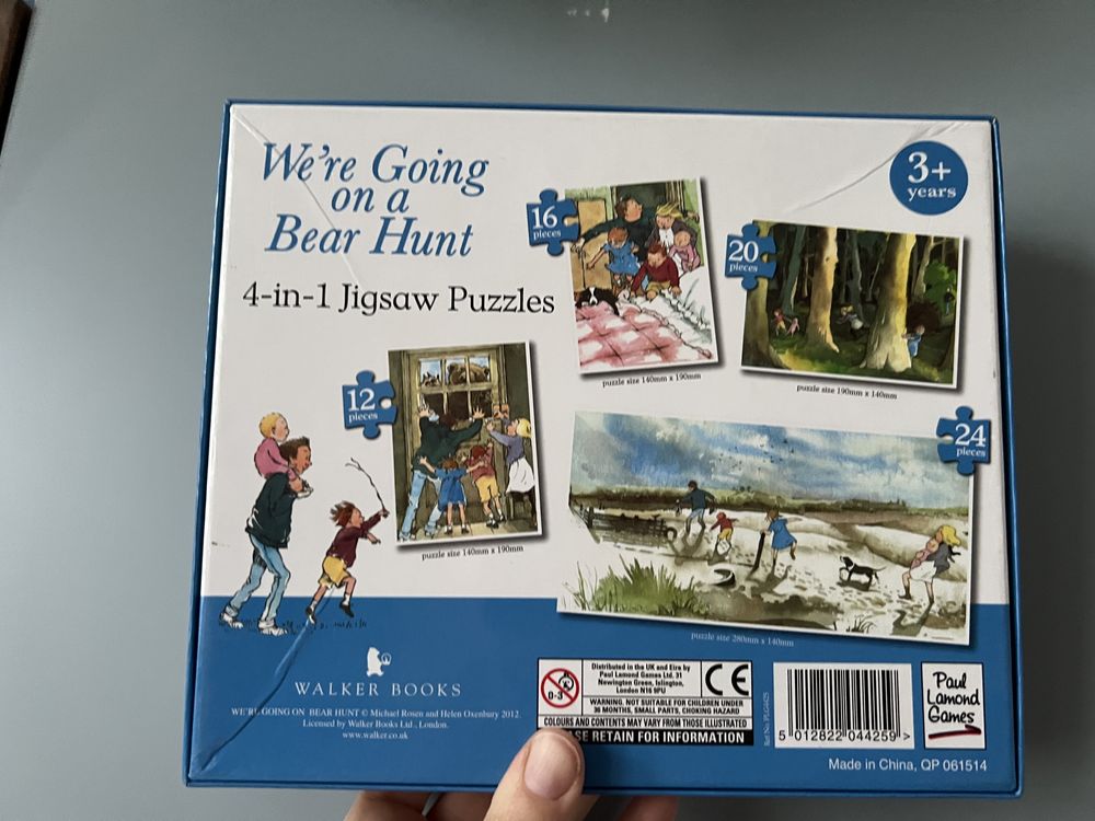 Idziemy na niedźwiedzia We’re going on a bear hunt puzzle Dwie Siostry