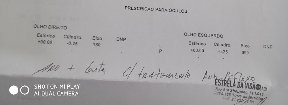 Óculos graduados mulher