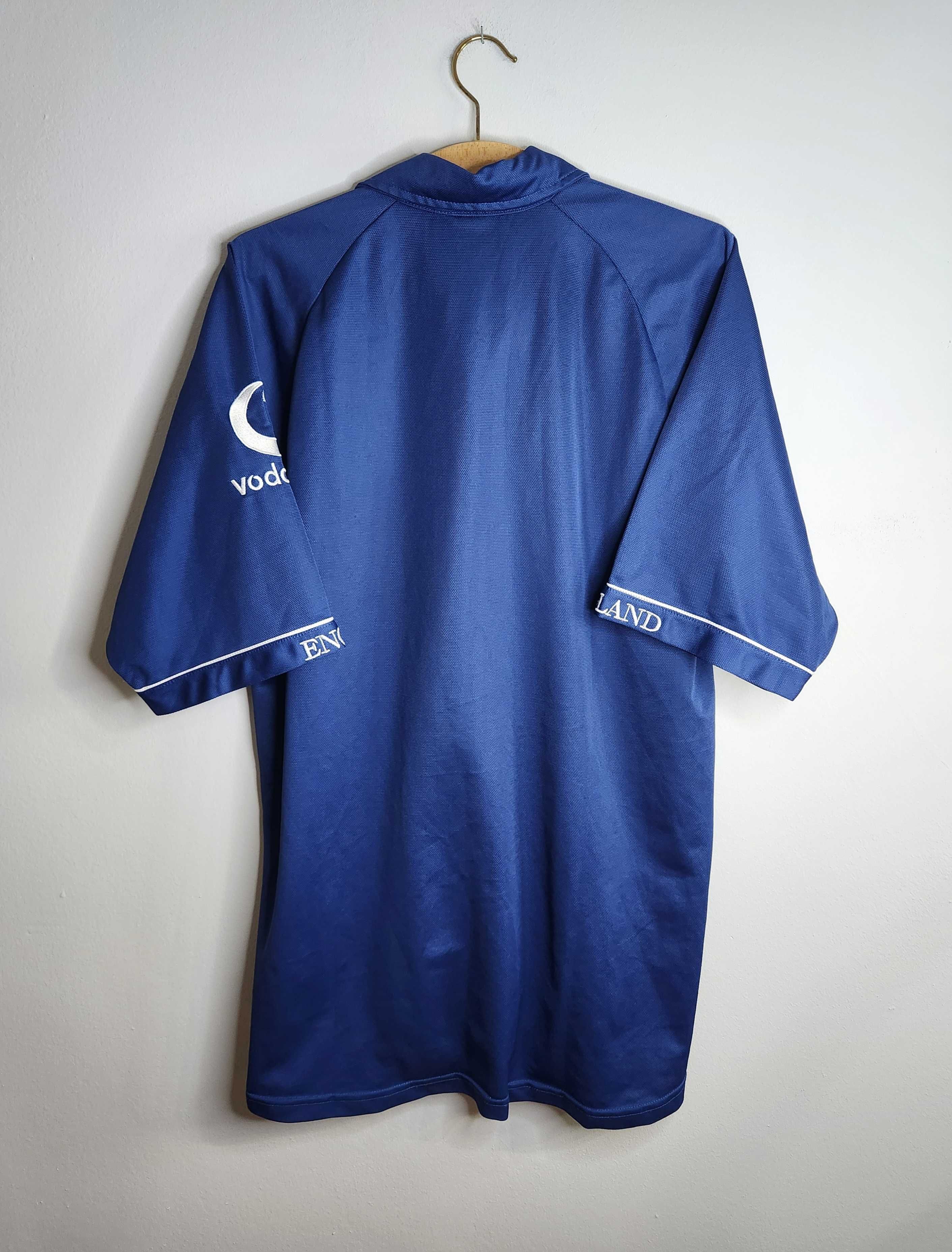 Anglia 2004/2006 Koszulka Krykiet Admiral Vintage Czerwona Vodafone L