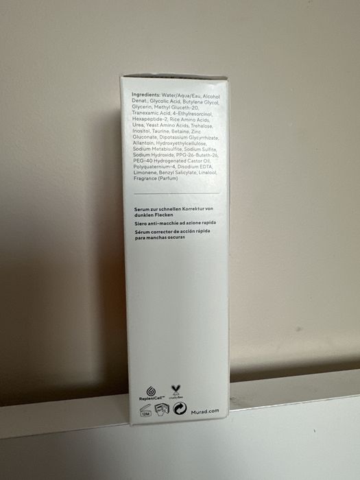 Murad rapid dark spot correctinh serum 30 ml na przebarwienia usa