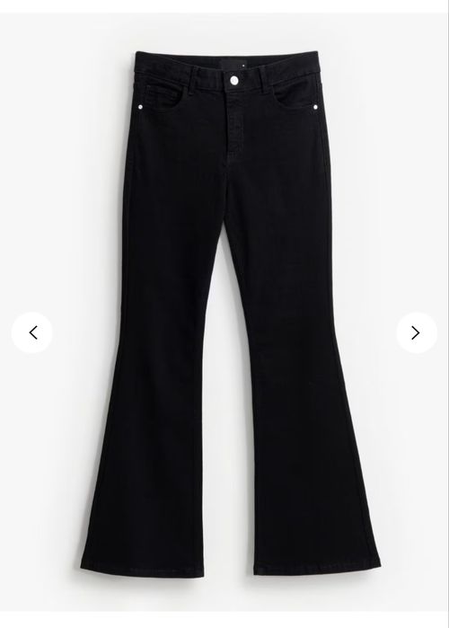 Джинси штани кльош чорні довгі