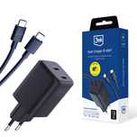 Ładowarka sieciowa 3mk Hyper Charger PD GaN 45W z kablem USB-C -