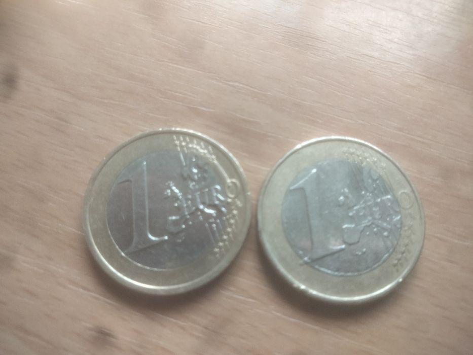 Moedas de 1€ Áustria e Eslováquia