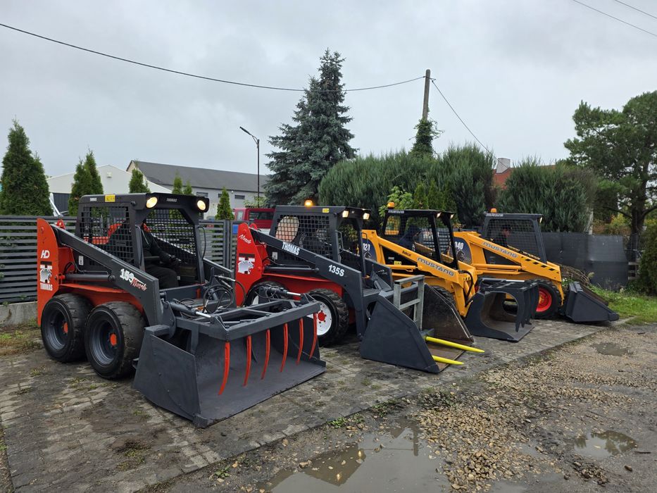 Ładowarka Bobcat Thomas 135S Mini ładowarka + Łyżka i Widły do bel