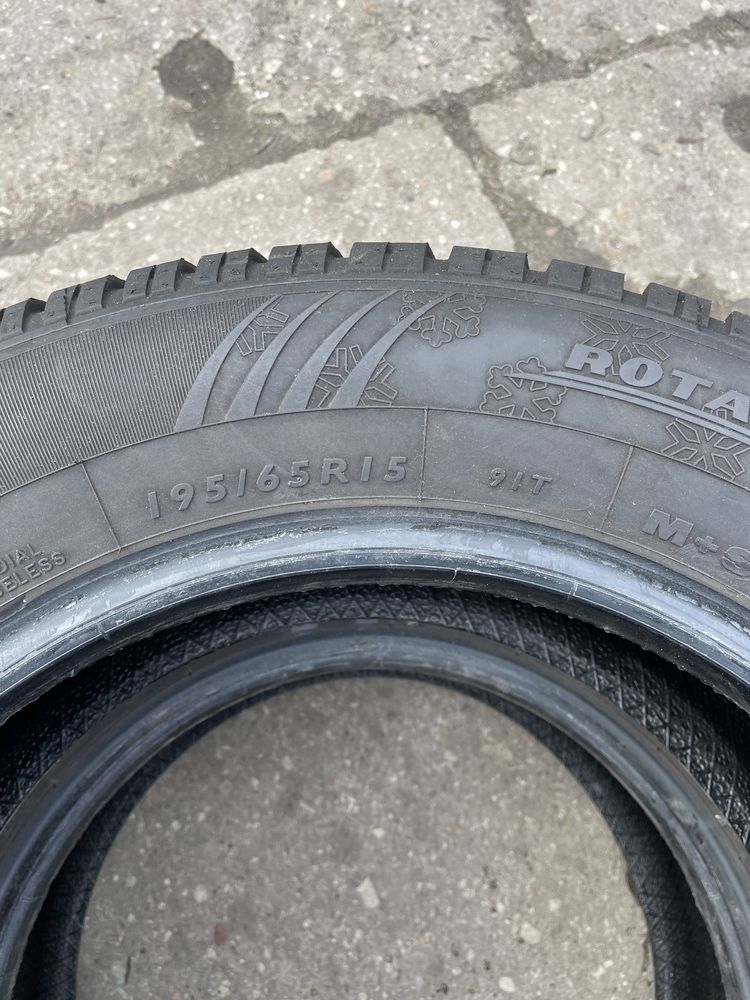 Opony 195/65r15 Dunlop 91T Sp Winter Sport 4D - 2szt 7mm