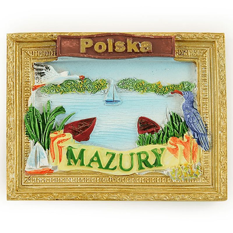 Magnes na lodówkę obraz Mazury Polska