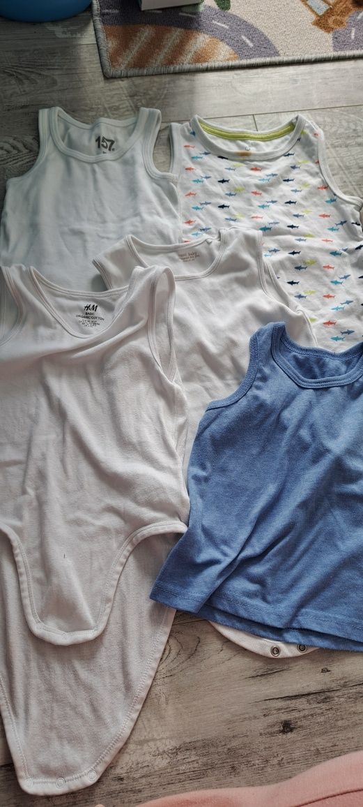 Spodnie dla chłopczyka 98 dresowe body bluzki H&M zara