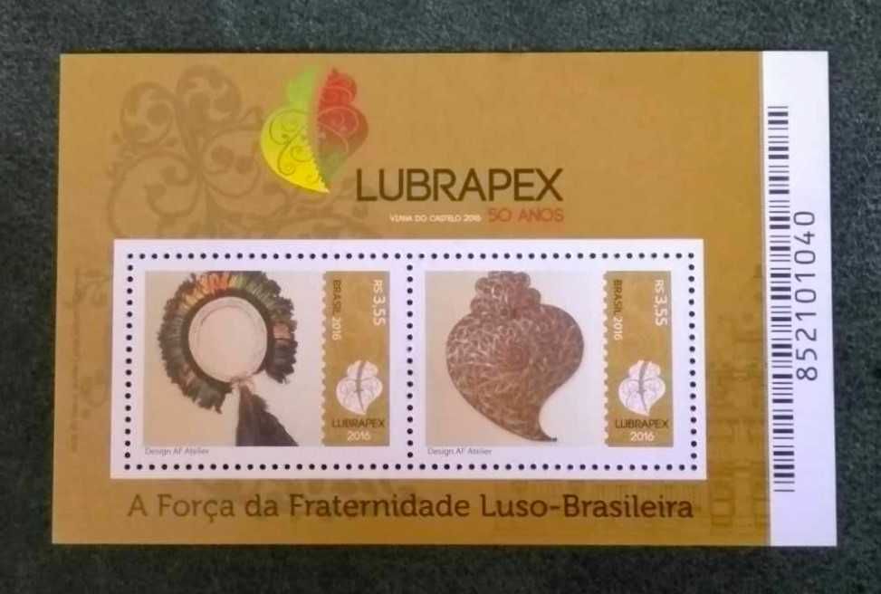 2016 - Emissão conjunta c/ Brasil: 50 Anos da Lubrapex