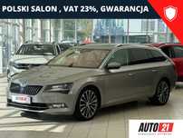 Skoda Superb Salon Polska,Najbogatsza Wersja L&K Serwisowany ,F-Vat 23%, Gwarancja
