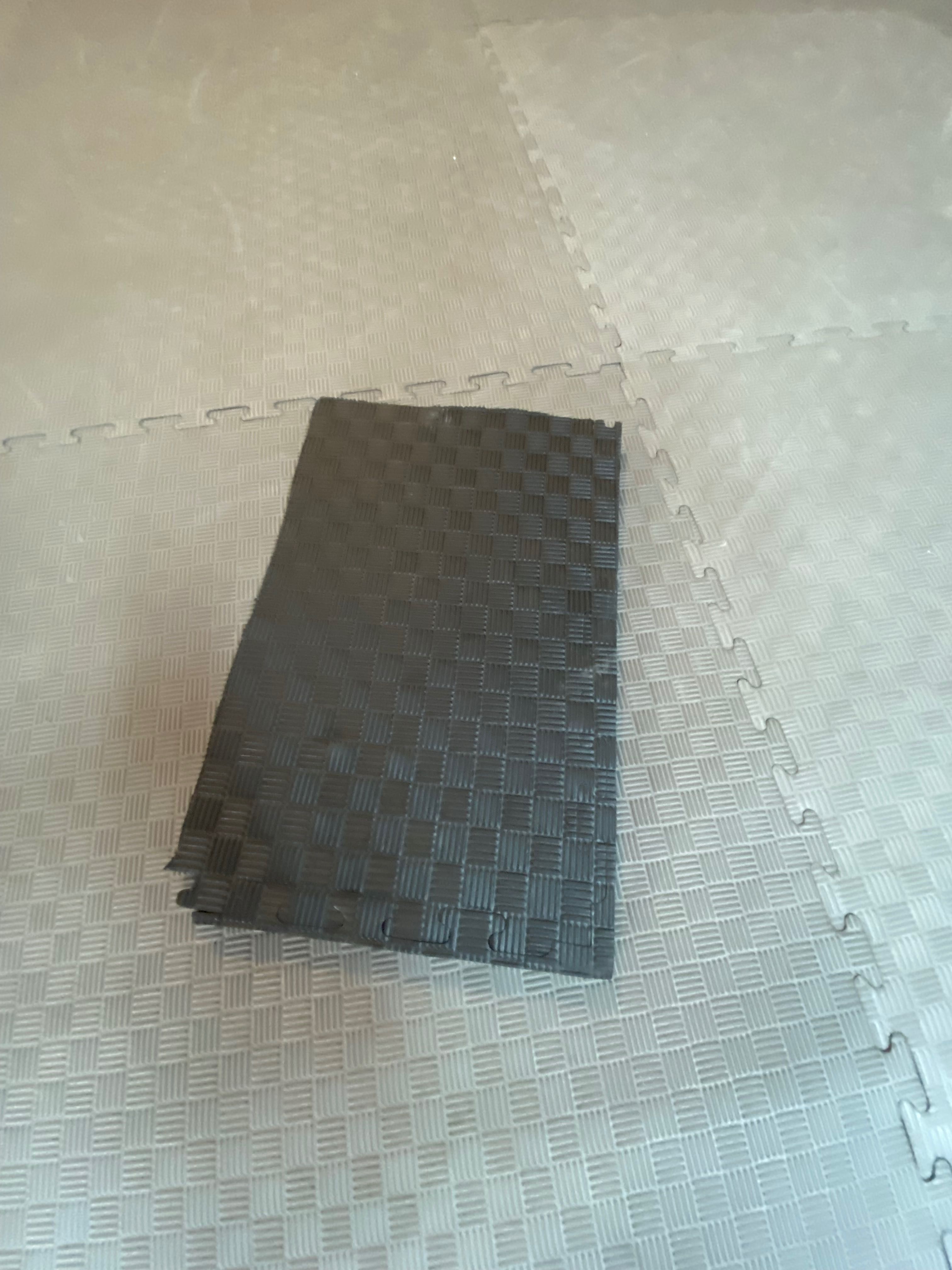 Tatami preto/cinza 10unidades 1.00x1.00x2,5