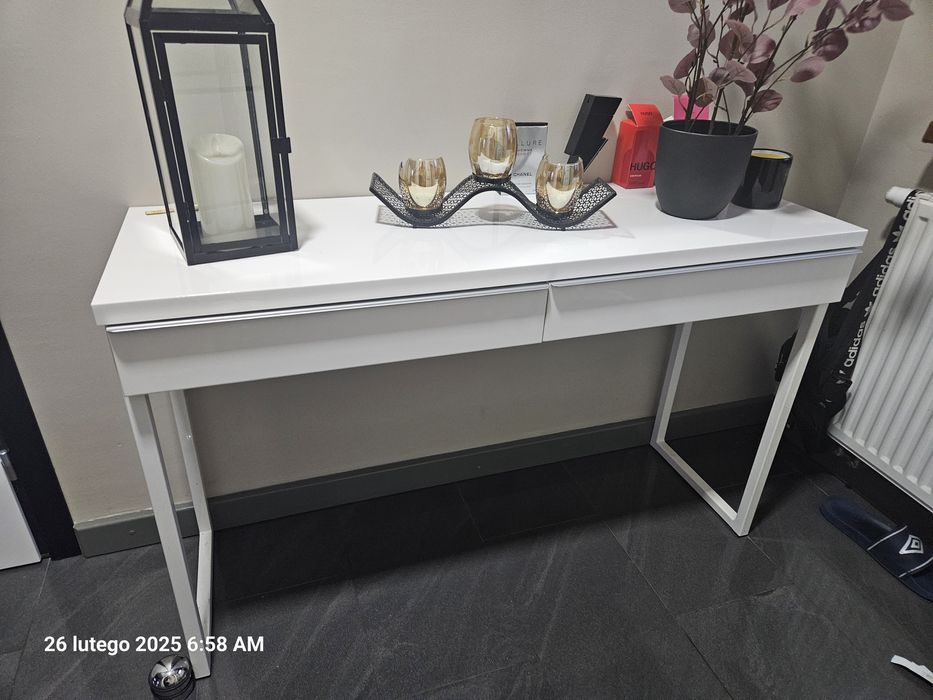 Konsola biurko ikea besta burs