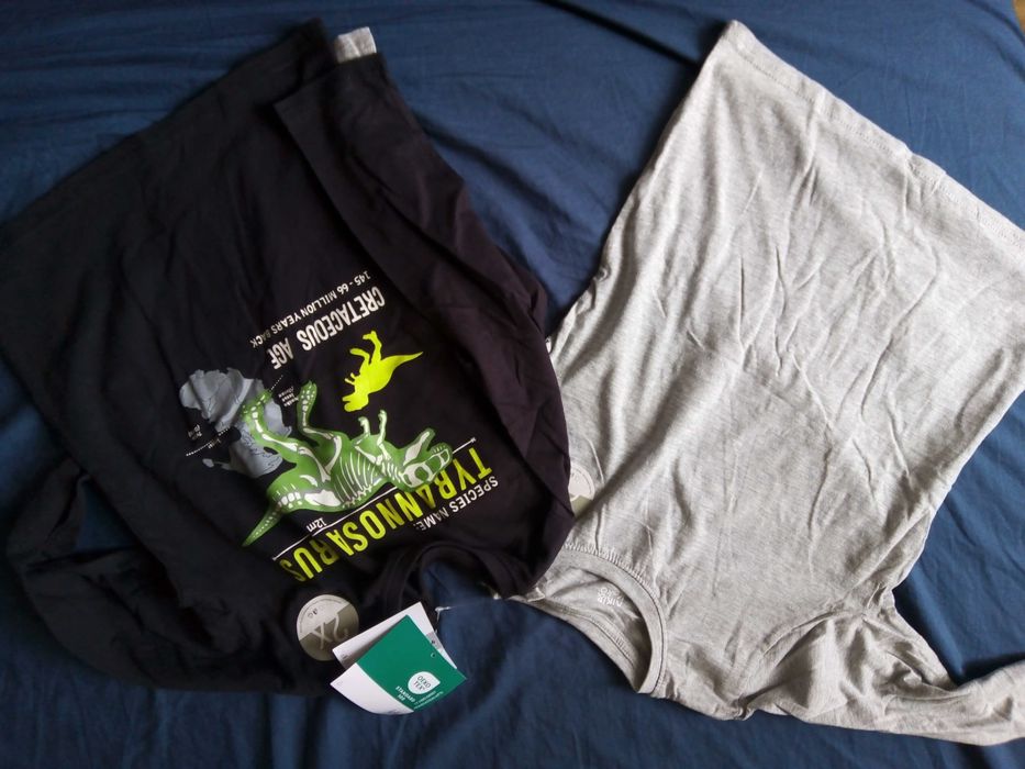 Nowe ubranka paka bluzki 122/128