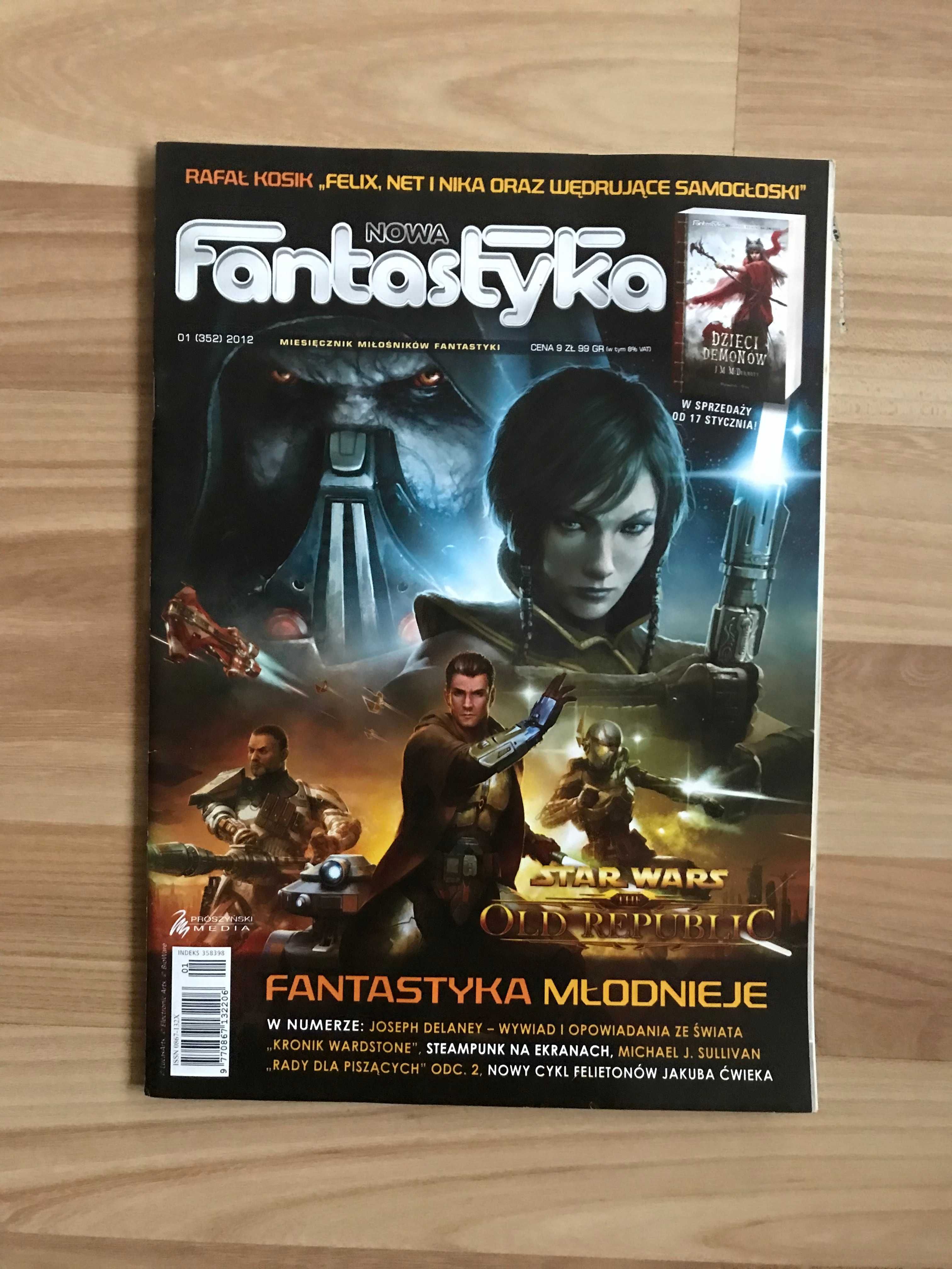 Nowa Fantastyka 1 (352) 2012Star Wars Steampunk Kroniki Wardstone