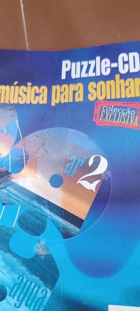 4 CDs música Ar, Terra, Sol e Água. Usados