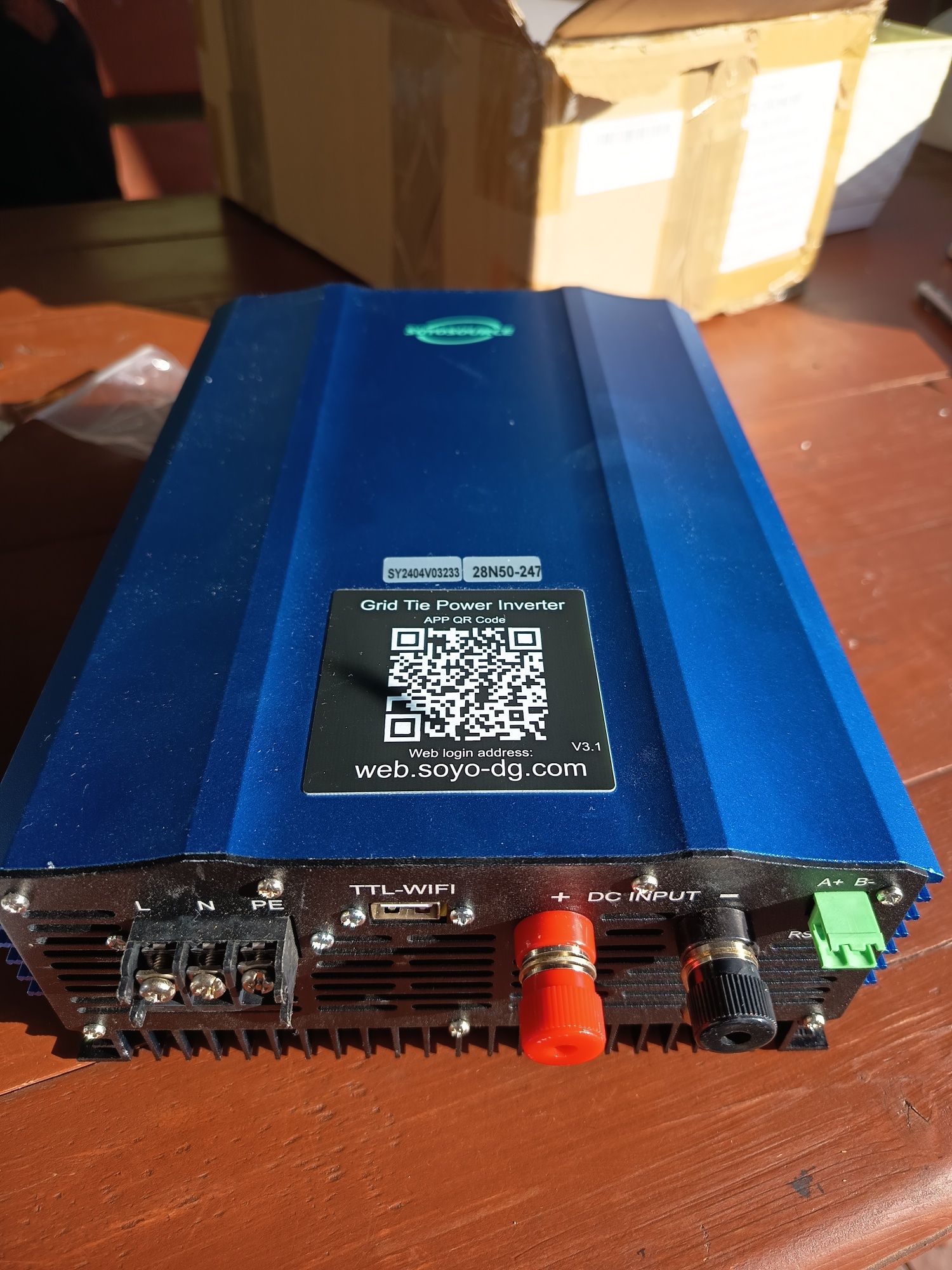 Inwerter solarny SoyoSource 1000W / 1200W Grid Tie WiFi