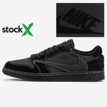 Женские кроссовки Nike Air Jordan 1 Low x Travis Scott Black. 36-41