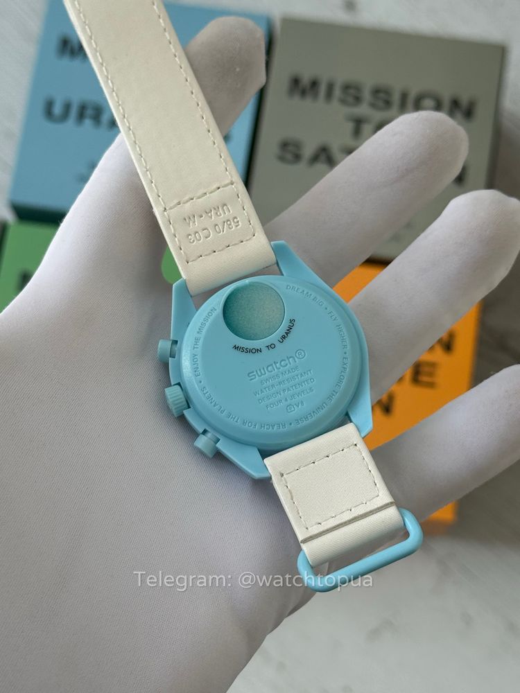 Годинник Omega x Swatch Speedmaster MoonSwatch – Mission to Uranus