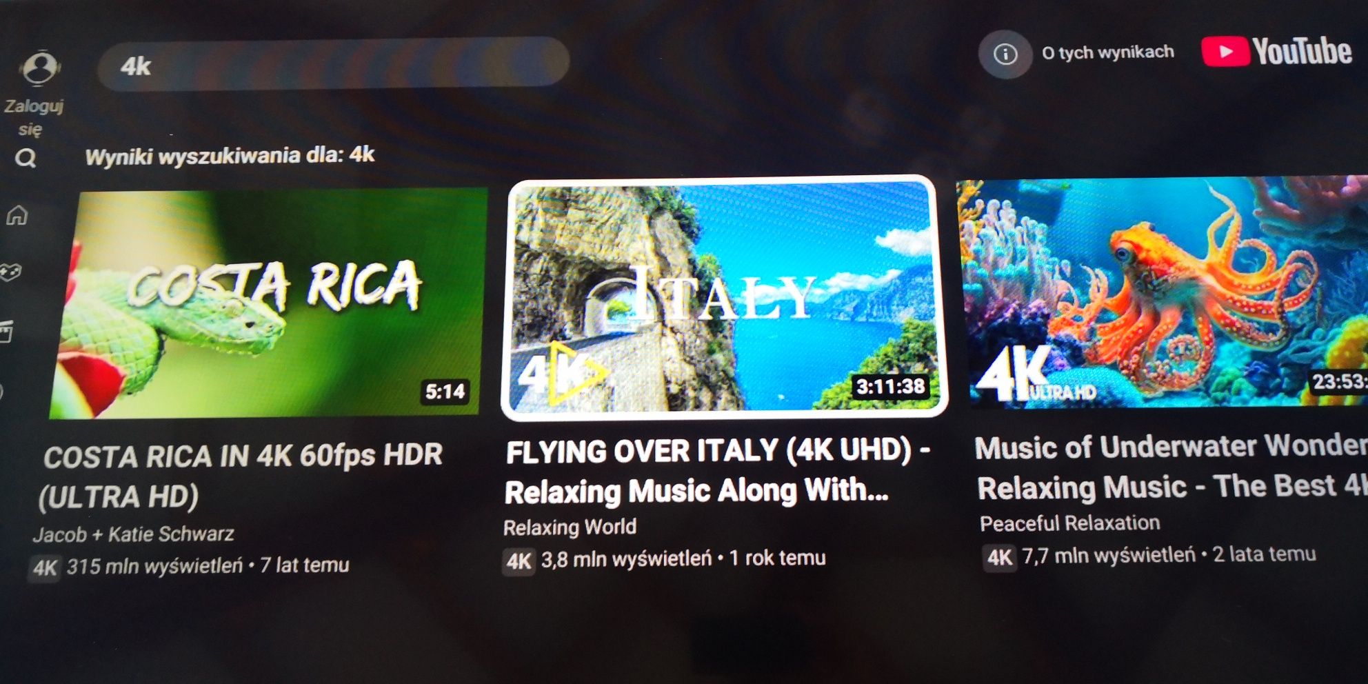 50 SMART TV z WiFi youtube Netflix itp