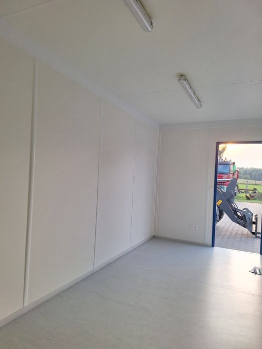 Nowy Kontener biurowy socjalny Containex 6x2.5m ocieplony okna +rolety