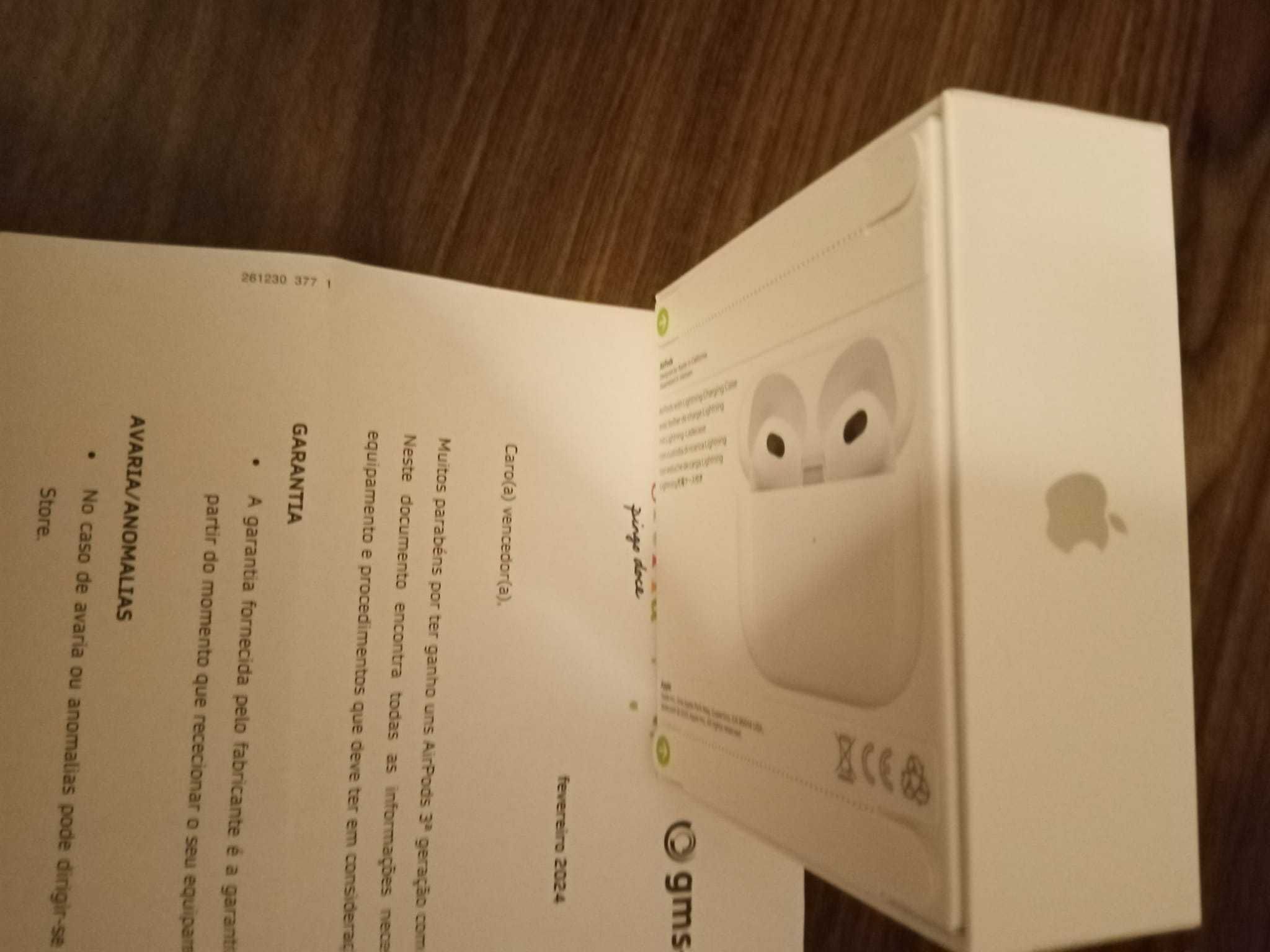 vendo APPLE Airpods 3.ª Geração