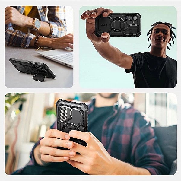 Supcase Iblsn Armorbox Mag Magsafe Galaxy S25+ Plus Black