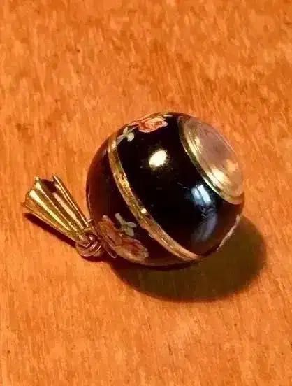 DIMA INCABLOC - 17 rubis - a func/ - relógio pendente antigo 1,9 cm/s