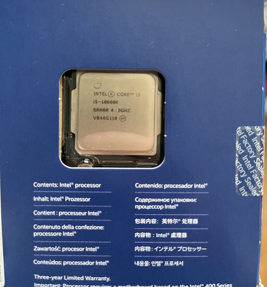 Intel i5 10600K LGA1200 GWARANCJA